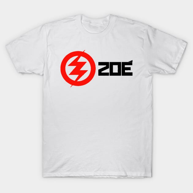 Lightning W8 Zoe T-Shirt by 6 Ducky art